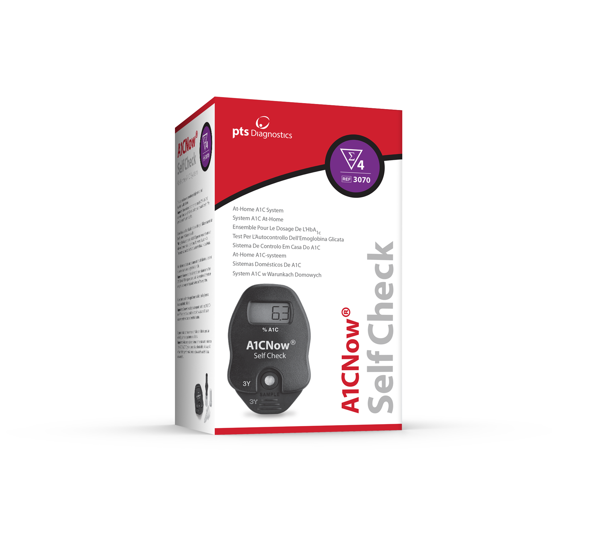 A1CNow Self Check 4 count box